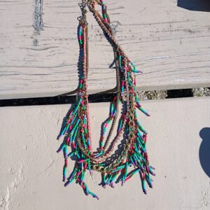 Beaded Fringe Necklace