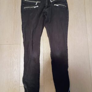 Black Zipper Pants