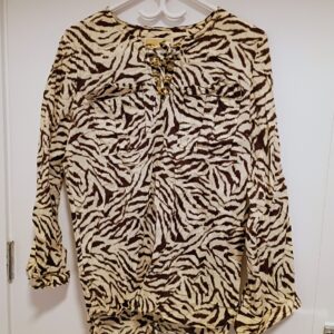 Zebra Print Blouse